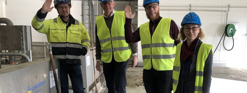Technical group visit Uppsala Biogas